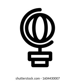 globe icon isolated sign symbol vector illustration - Collection of high quality black style vector icons
