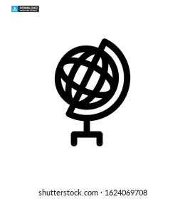 globe icon isolated sign symbol vector illustration - high quality black style vector icons
