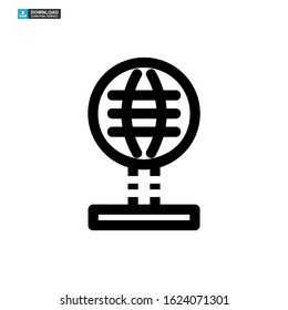 globe icon isolated sign symbol vector illustration - high quality black style vector icons
