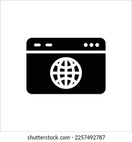 icono de globo con vektor aislado y fondo transparente