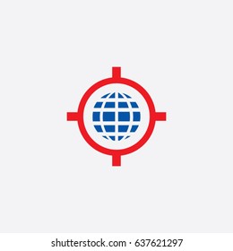 globe icon logo