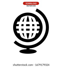 globe icon or logo isolated sign symbol vector illustration - high quality black style vector icons
