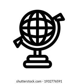 globe icon or logo isolated sign symbol vector illustration - high quality black style vector icons
