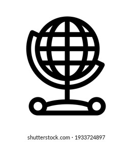 globe icon or logo isolated sign symbol vector illustration - high quality black style vector icons
