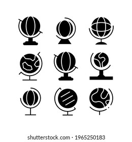 globe icon or logo isolated sign symbol vector illustration - Collection of high quality black style vector icons
