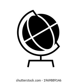 globe icon or logo isolated sign symbol vector illustration - high quality black style vector icons
