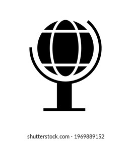 globe icon or logo isolated sign symbol vector illustration - high quality black style vector icons
