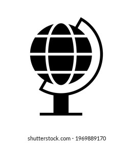 globe icon or logo isolated sign symbol vector illustration - high quality black style vector icons
