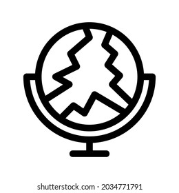 globe icon or logo isolated sign symbol vector illustration - high quality black style vector icons
