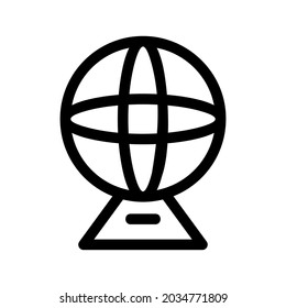globe icon or logo isolated sign symbol vector illustration - high quality black style vector icons
