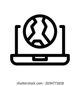 globe icon or logo isolated sign symbol vector illustration - high quality black style vector icons
