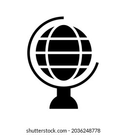 globe icon or logo isolated sign symbol vector illustration - high quality black style vector icons
