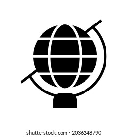 globe icon or logo isolated sign symbol vector illustration - high quality black style vector icons
