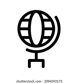 globe icon or logo isolated sign symbol vector illustration - high quality black style vector icons
