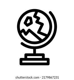 globe icon or logo isolated sign symbol vector illustration - high quality black style vector icons
