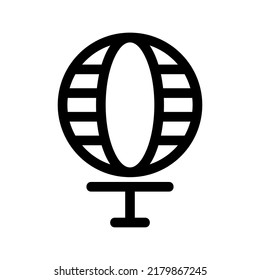 globe icon or logo isolated sign symbol vector illustration - high quality black style vector icons
