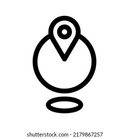 globe icon or logo isolated sign symbol vector illustration - high quality black style vector icons
