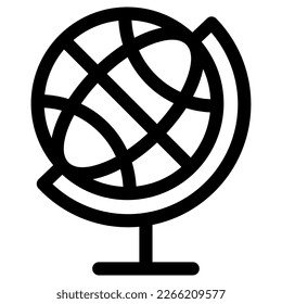globe icon or logo isolated sign symbol vector illustration - high quality black style vector icons
