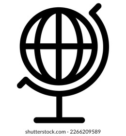 globe icon or logo isolated sign symbol vector illustration - high quality black style vector icons
