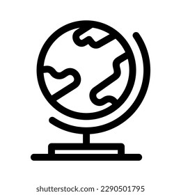 globe icon or logo isolated sign symbol vector illustration - high quality black style vector icons