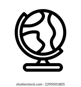 globe icon or logo isolated sign symbol vector illustration - high quality black style vector icons