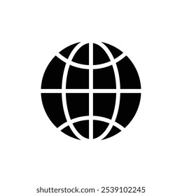 Esquema del Vector del sistema de la muestra del logotipo del icono del globo