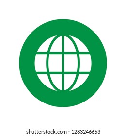 Globe Icon on White Background for Graphic and Web Design,
Modern Simple Vector Sign.Internet Concept.Trendy Symbol for Website Design Web Button or Mobile App.