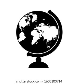 globe icon on white background