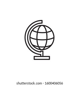 globe icon outline style template. Trendy style, vector eps 10 