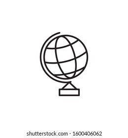 globe icon outline style template. Trendy style, vector eps 10 