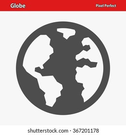 Globe Icon. Professional, pixel perfect icons optimized for both large and small resolutions. EPS 8 format.