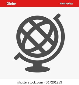 Globe Icon. Professional, pixel perfect icons optimized for both large and small resolutions. EPS 8 format.