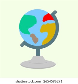 Icono del globo. Icono relacionado con los Elementos de diseño. conveniente para el Sitio web, el App, las interfaces de usuario, el elemento, el estilo imprimible etc. del icono plano. diseño simple del Vector editable