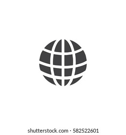 globe icon. sign design