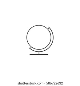 globe icon. sign design