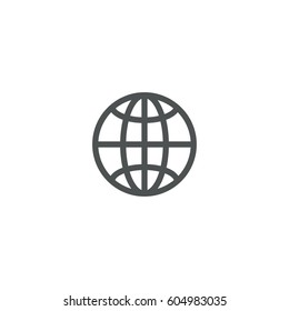 globe icon. sign design