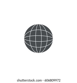 globe icon. sign design