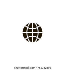 globe icon. sign design