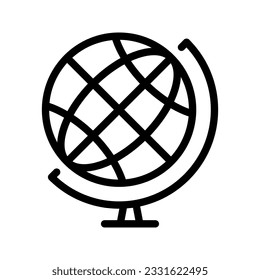 Globe icon. sign for mobile concept and web design. vector illustration