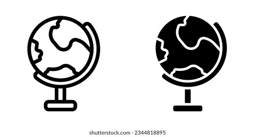 Globe icon. sign for mobile concept and web design. vector illustration