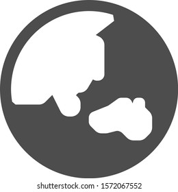 Globe icon or sign and globe symbol vector