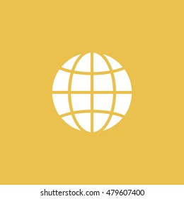 Globe icon. Globe sign vector.