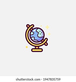 Globe icon sign vector,Symbol, logo illustration for web and mobile