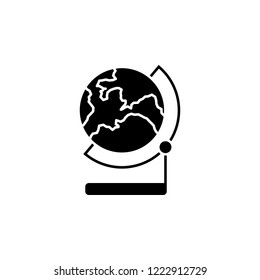 globe icon. Simple outline vector of education set for UI and UX, website or mobile application