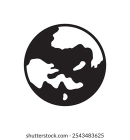 Globe icon. Simple vector sign.