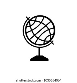 Globe icon style template