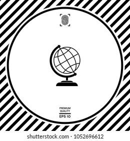 Globe icon symbol