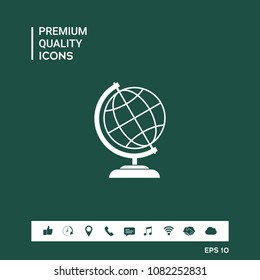 Globe icon symbol