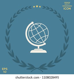Globe icon symbol
