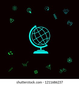 Globe icon symbol
